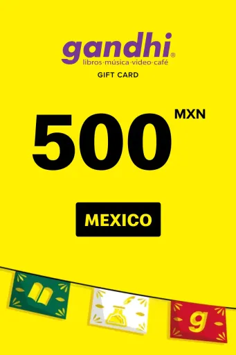 Gandhi 500 MXN Gift Card (Mexico) - Digital Key