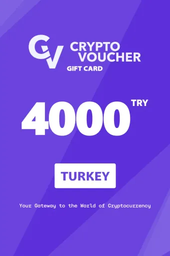 Crypto Voucher 4000 TRY Gift Card (Turkey) - Digital Key