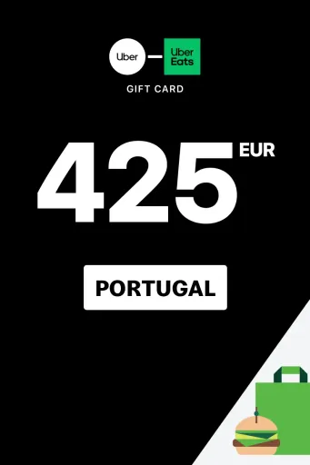 Uber & Uber Eats 425 EUR Gift Card (Portugal) - Digital Key