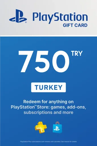 PlayStation Store 750 TRY Gift Card (Turkey) - Digital Key