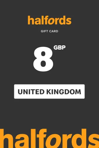 Halfords 8 GBP Gift Card (United Kingdom) - Digital Key