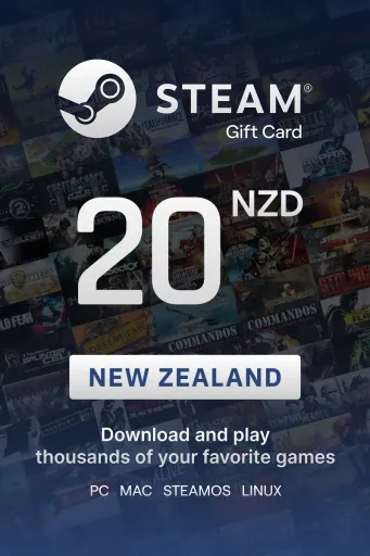Steam Wallet 20 NZD Gift Card (New Zealand) - Digital Key