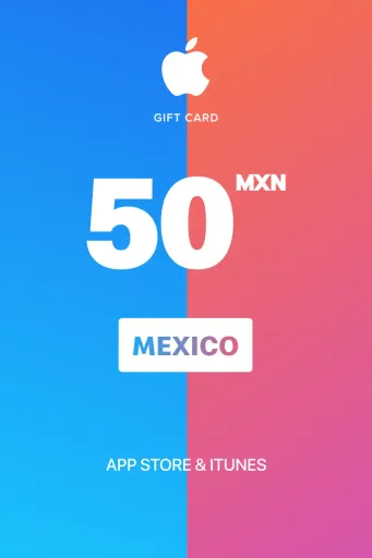 App Store & iTunes 50 MXN Gift Card (Mexico) - Digital Key