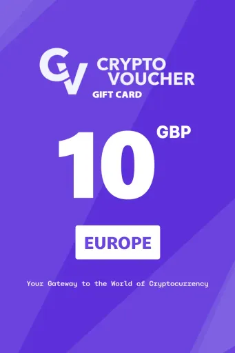 Crypto Voucher 10 GBP Gift Card (Europe) - Digital Key