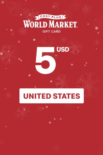 Cost Plus World Market 5 USD Gift Card (United States) - Digital Key