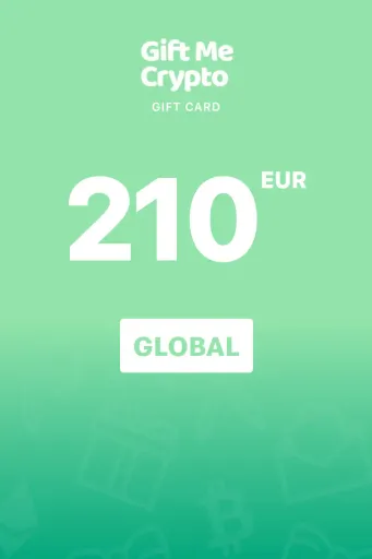 Gift Me Crypto 210 EUR Gift Card (Global) - Digital Key