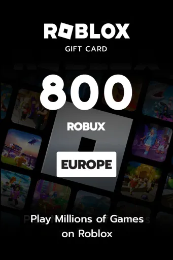 Roblox 800 Robux (Europe) - Digital Key