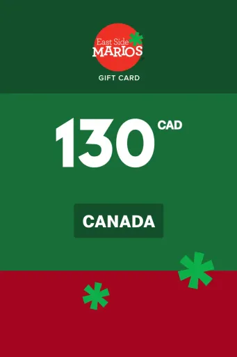 Product Image - East Side Mario's 130 CAD Gift Card (Canada) - Digital Key