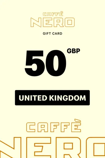 Caffè Nero 50 GBP Gift Card (United Kingdom) - Digital Key