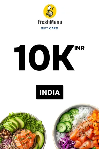 Fresh Menu 10000 INR Gift Card (India) - Digital Key