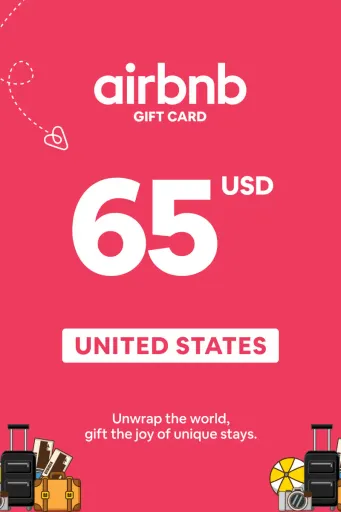 Airbnb 65 USD Gift Card (United States) - Digital Key