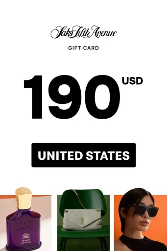 Saks Fifth Avenue 190 USD Gift Card (United States) - Digital Key