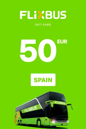 FlixBus 50 EUR Gift Card (Spain) - Digital Key