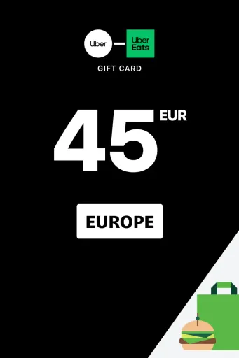 Uber & Uber Eats 45 EUR Gift Card (Europe) - Digital Key
