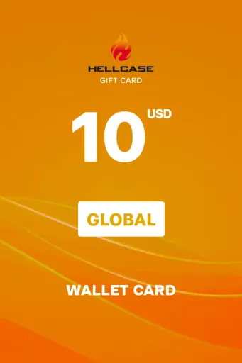  Wallet Card by HELLCASE.COM 10 USD Gift Card (Global) - Digital Key