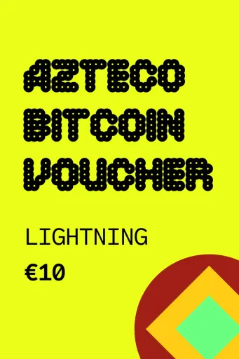 Azteco Bitcoin Lightning Voucher 10 EUR Gift Card (Global) - Digital Key