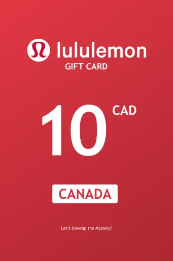 Lululemon 10 CAD Gift Card (Canada) - Digital Key