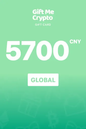 Gift Me Crypto 5700 CNY Gift Card (Global) - Digital Key