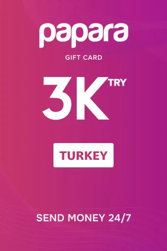 Rewarble Papara Top Up 3000 TRY Gift Card (Turkey) - Rewarble - Digital Key