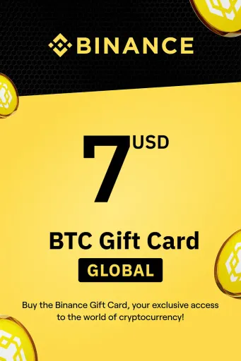 Binance (BTC) 7 USD Gift Card (Global) - Digital Key