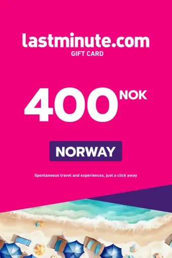 lastminute.com 400 NOK Gift Card (Norway) - Digital Key