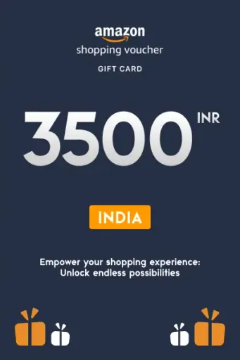 Amazon Shopping Voucher 3500 INR Gift Card (India) - Digital Key