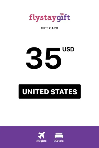 Flystay Gift 35 USD Gift Card (United States) - Digital Key