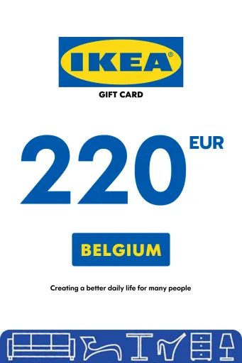IKEA 220 EUR Gift Card (Belgium) - Digital Key