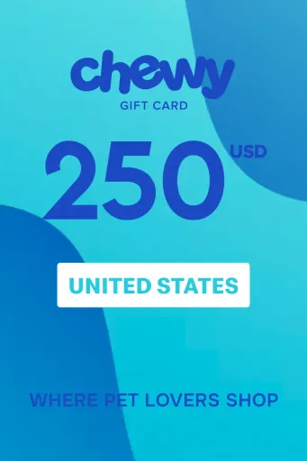 Chewy 250 USD Gift Card (United States) - Digital Key