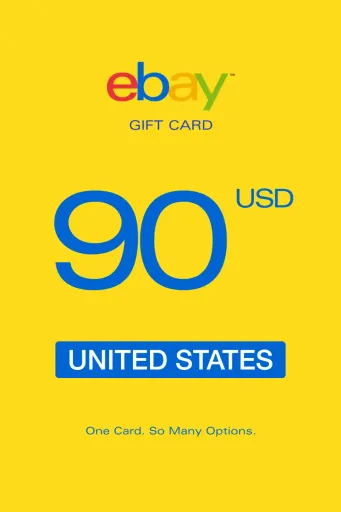 Product Image - eBay 90 USD Gift Card (United States) - Digital Key