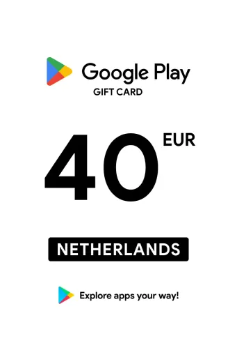 Google Play 40 EUR Gift Card (Netherlands) - Digital Key