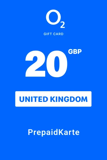 O2 E-voucher 20 GBP Gift Card (United Kingdom) - Digital Key