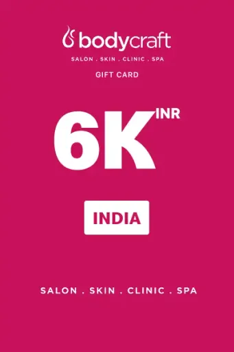 Body Craft 6000 INR Gift Card (India) - Digital Key