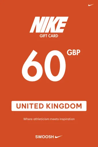 Nike 60 GBP Gift Card (United Kingdom) - Digital Key