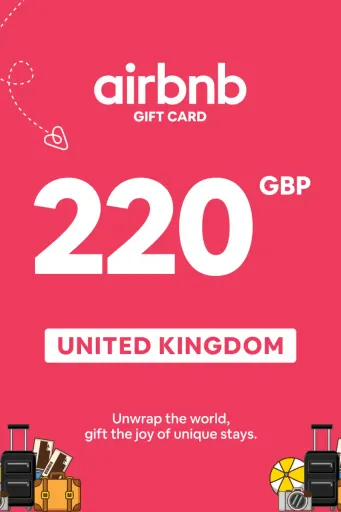 Product Image - Airbnb 220 GBP Gift Card (United Kingdom) - Digital Key
