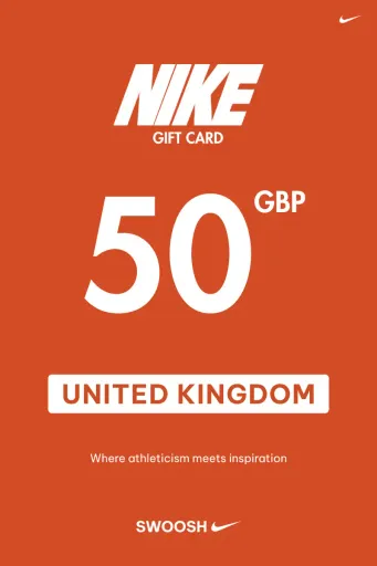 Nike 50 GBP Gift Card (United Kingdom) - Digital Key