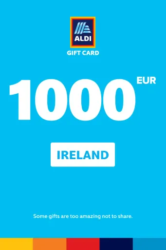 ALDI 1000 EUR Gift Card (Ireland) - Digital Key