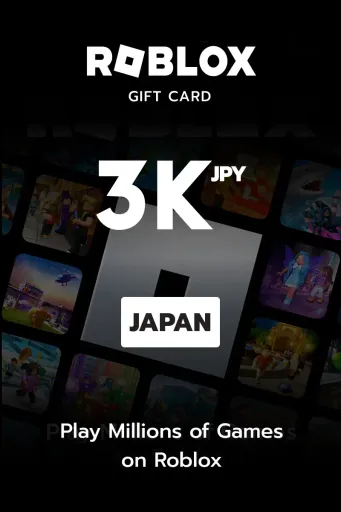 Roblox 3000 JPY Gift Card (Japan) - Digital Key