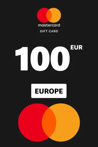 Prepaid Virtual Mastercard 100 EUR Gift Card (Europe) - Digital Key