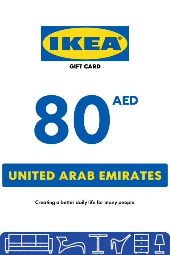 IKEA 80 AED Gift Card (United Arab Emirates) - Digital Key