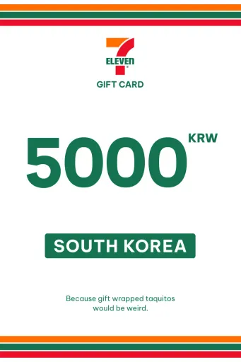 7-Eleven 5000 KRW Gift Card (South Korea) - Digital Key