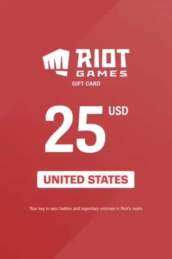 Riot Access 25 USD Gift Card (United States) - Digital Key