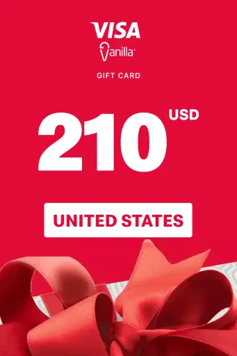 Vanilla Visa 210 USD Gift Card (United States) - Digital Key