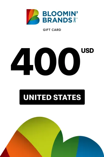 Bloomin' Brands 400 USD Gift Card (United States) - Digital Key