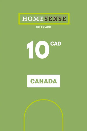 Homesense 10 CAD Gift Card (Canada) - Digital Key