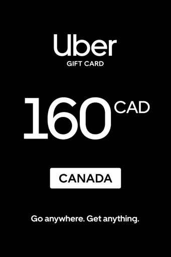 Uber 160 CAD Gift Card (Canada) - Digital Key