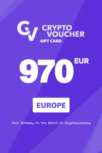 Crypto Voucher (DOGE) 970 EUR Gift Card (Europe) - Digital Key