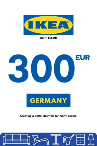 IKEA 300 EUR Gift Card (Germany) - Digital Key