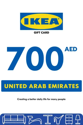 IKEA 700 AED Gift Card (United Arab Emirates) - Digital Key