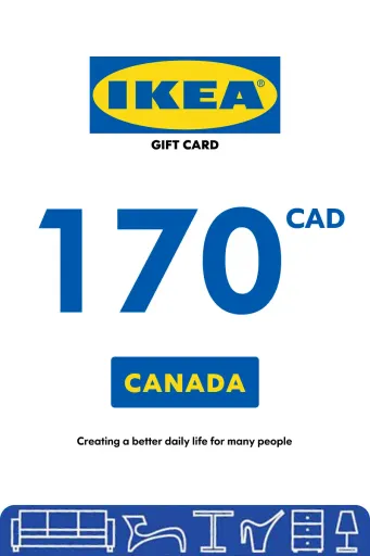 IKEA 170 CAD Gift Card (Canada) - Digital Key